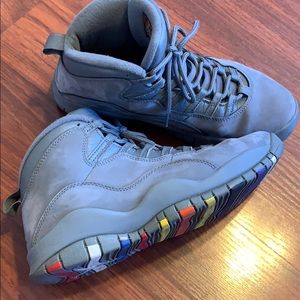 Gray Jordan 10